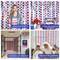 LOLStar 4th of July Decorations,Red White and Blue 3 Pack Star Tinsel Foil Fringe Curtains,Independence Day Photo Booth Prop Streamer Backdrop for America Patriotic Party,Memorial Day,Labor Day